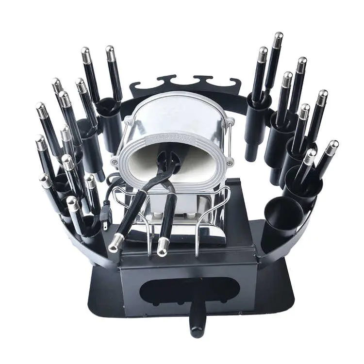 Dubbel Crimper Curling Iron spissats